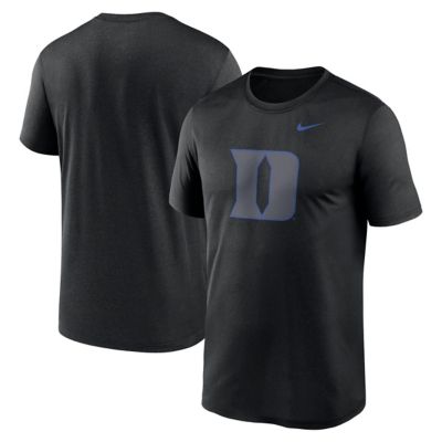 Men's Duke Blue Devils NCAA Nike Duke Devils Color Pop Logo Legend Performance T-Shirt, Black, 2XL