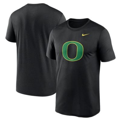 Men's NCAA Nike Oregon Ducks Color Pop Logo Legend Performance T-Shirt, Black, Medium