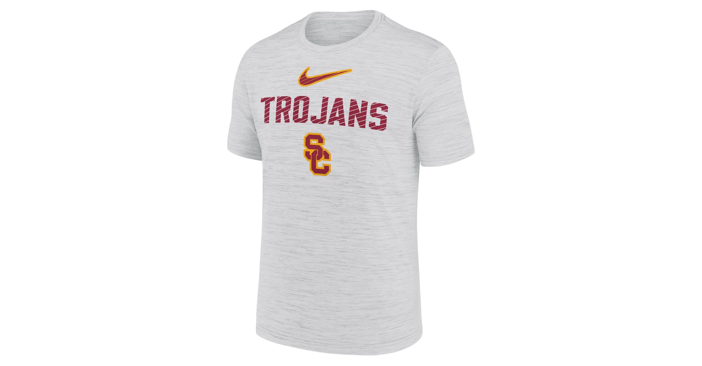 NCAA Nike USC Trojans Campus Slant Velocity Performance T-Shirt