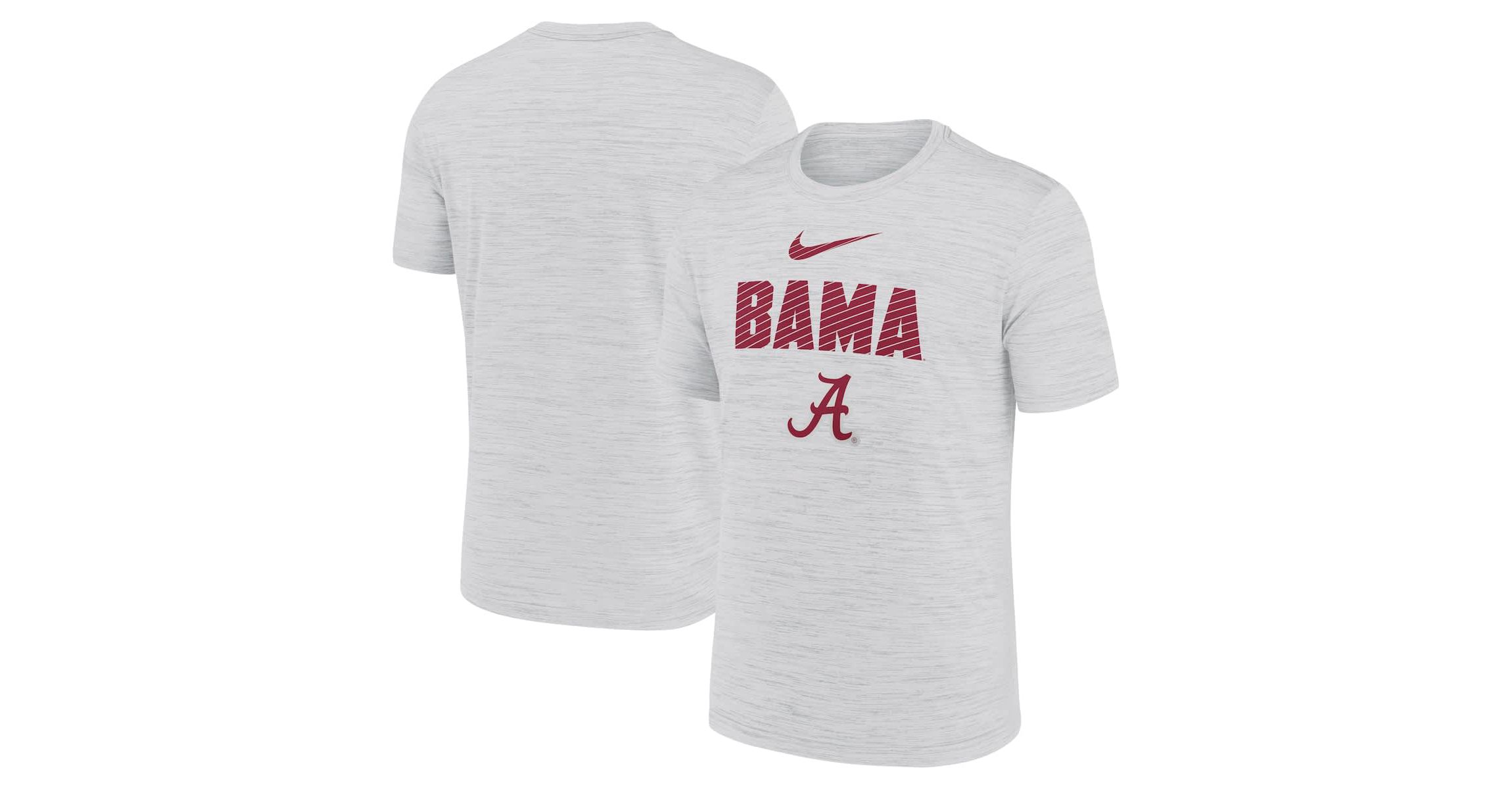 Alabama Crimson Tide NCAA Nike Alabama Tide Campus Slant Velocity Performance T-Shirt