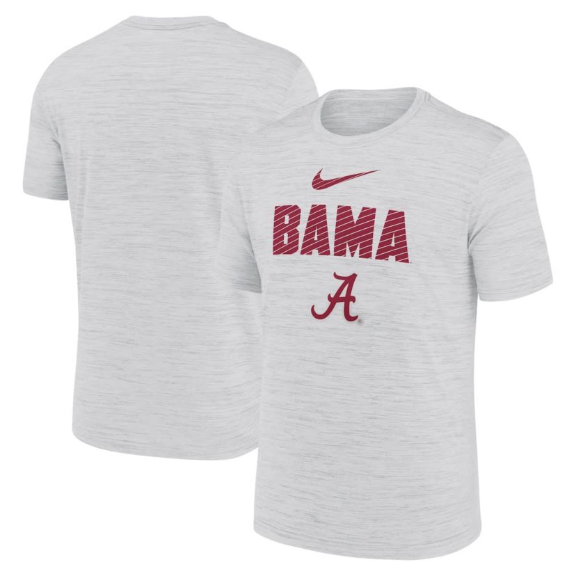 Alabama Crimson Tide NCAA Nike Alabama Tide Campus Slant Velocity Performance T-Shirt