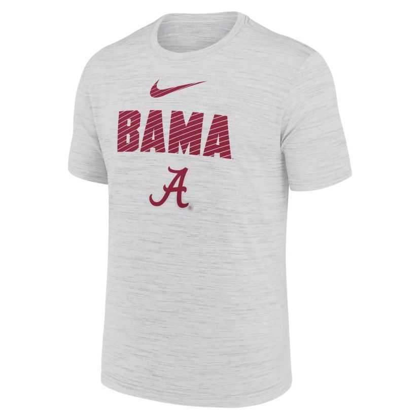Alabama Crimson Tide NCAA Nike Alabama Tide Campus Slant Velocity Performance T-Shirt