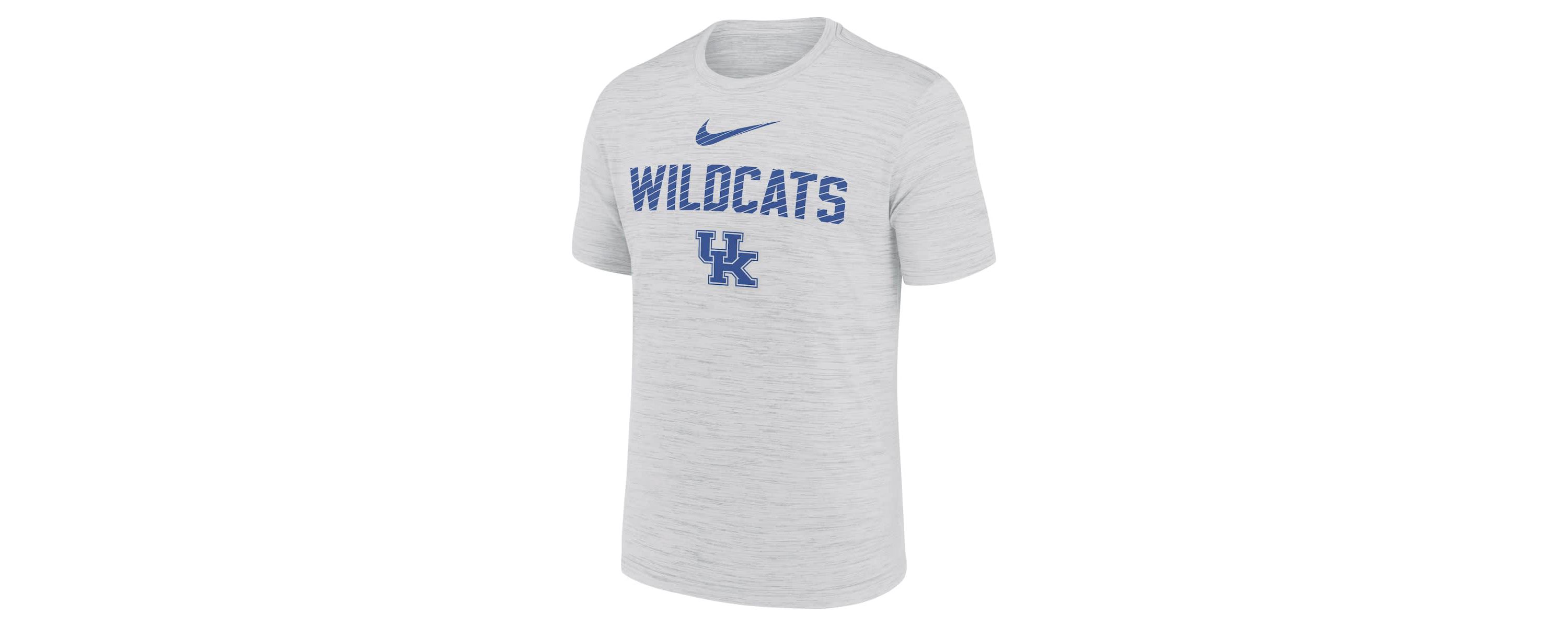 NCAA Nike Kentucky Wildcats Campus Slant Velocity Performance T-Shirt