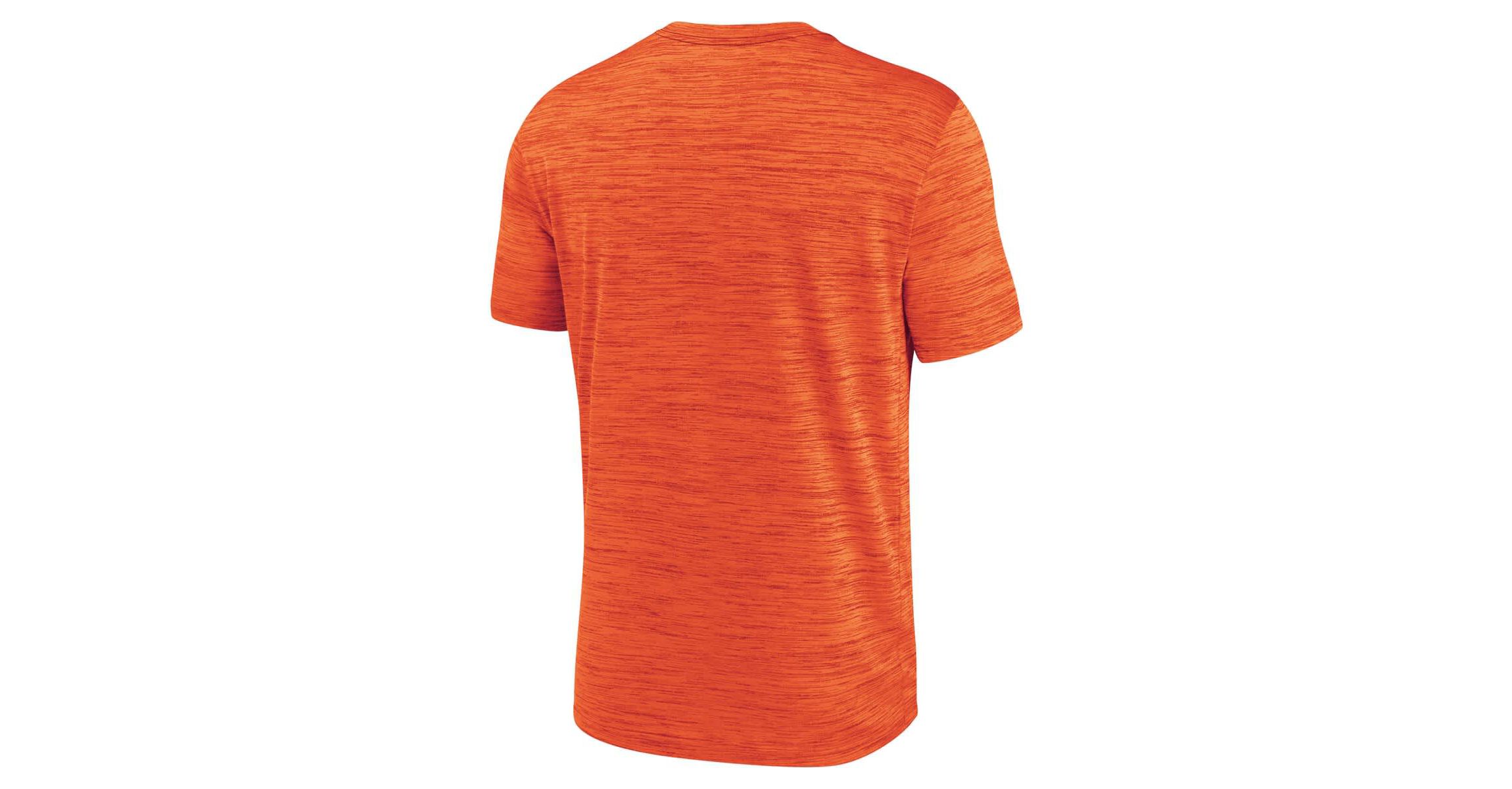NCAA Nike Clemson Tigers Campus Center Block Velocity Performance T-Shirt