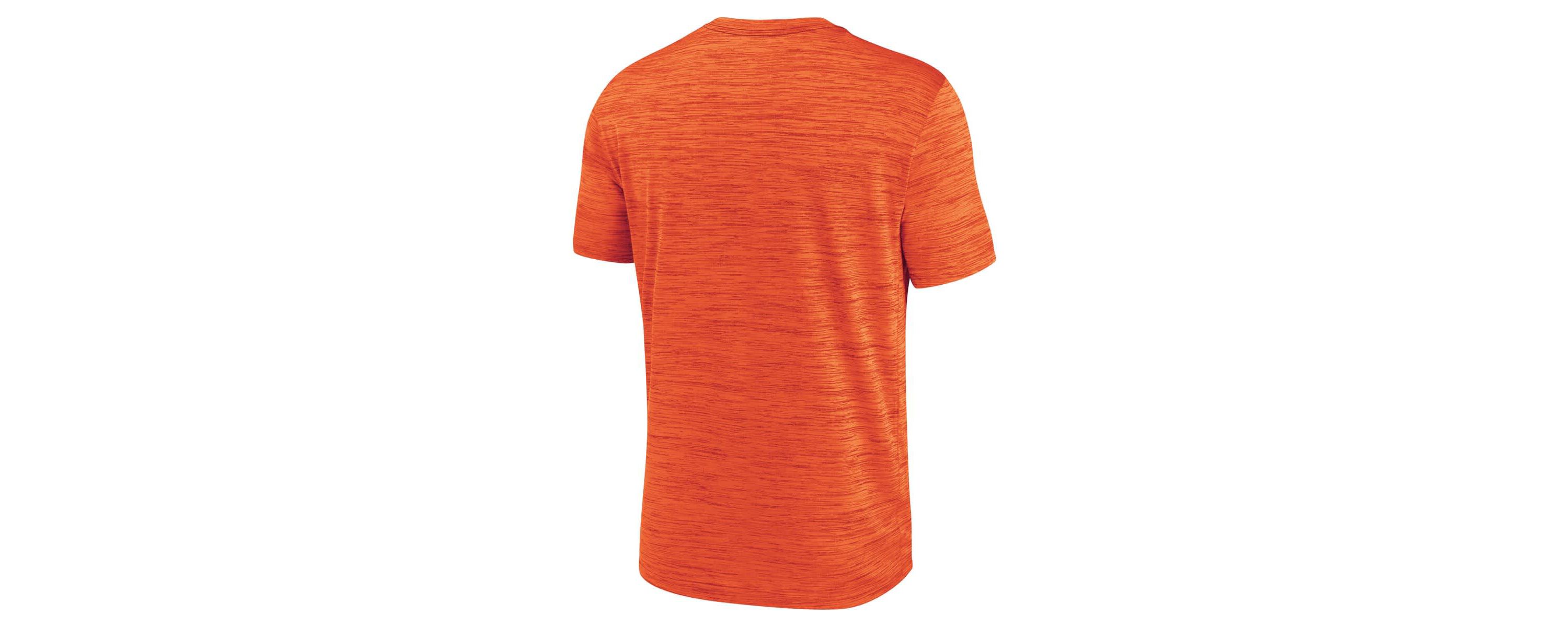 NCAA Nike Clemson Tigers Campus Center Block Velocity Performance T-Shirt