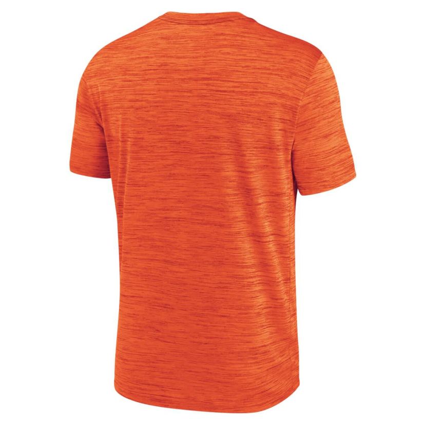 NCAA Nike Clemson Tigers Campus Center Block Velocity Performance T-Shirt