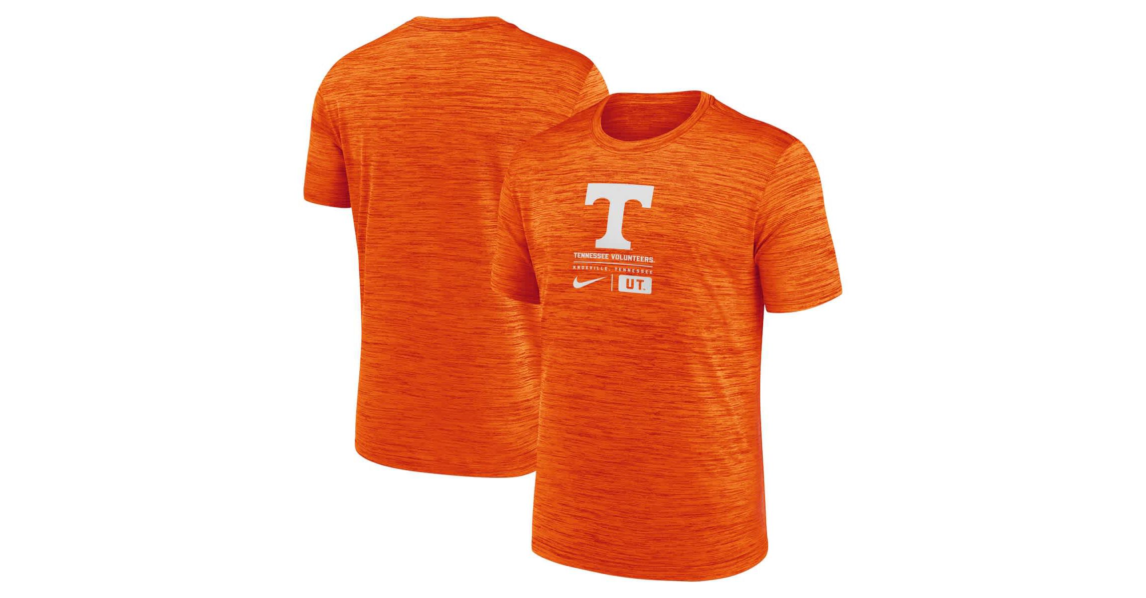 NCAA Nike Tennessee Tennessee Volunteers Campus Center Block Velocity Performance T-Shirt