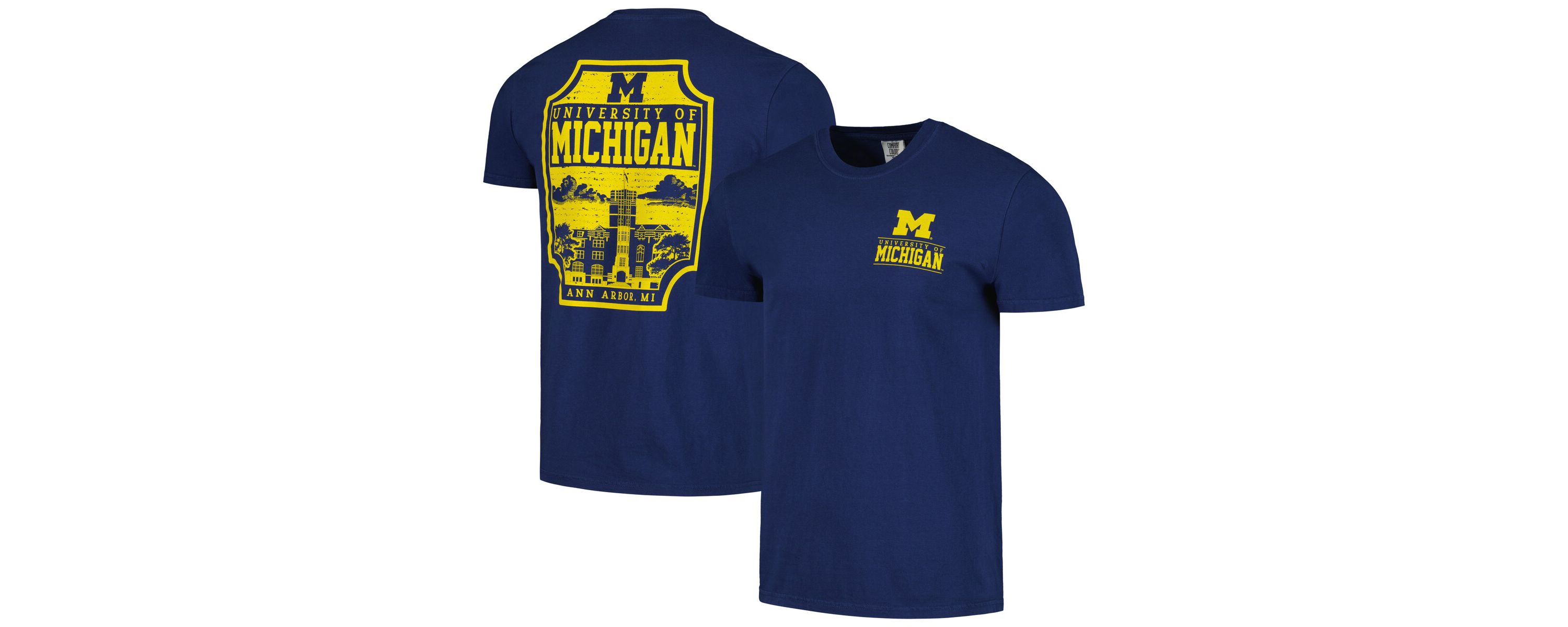 NCAA Michigan Wolverines Campus Badge T-Shirt