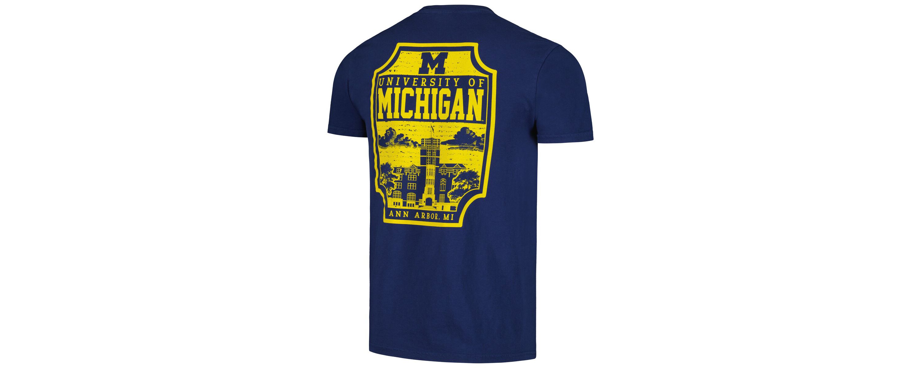 NCAA Michigan Wolverines Campus Badge T-Shirt