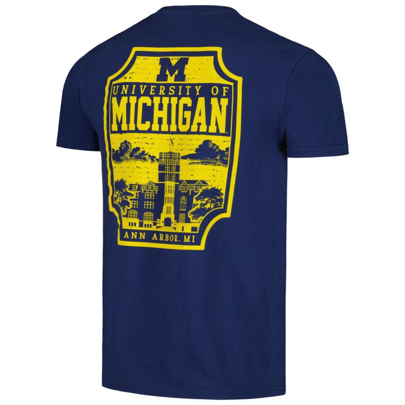 NCAA Michigan Wolverines Campus Badge T-Shirt