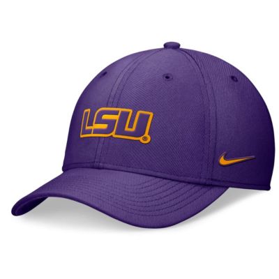 Men's NCAA Nike LSU Tigers 2024 Sideline Flex Hat, Purple, Medium