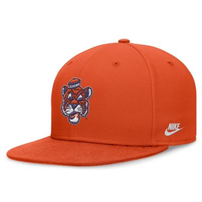 Men's NCAA Nike Clemson Tigers Legacy True Fitted Hat, Orange, 7 1/4