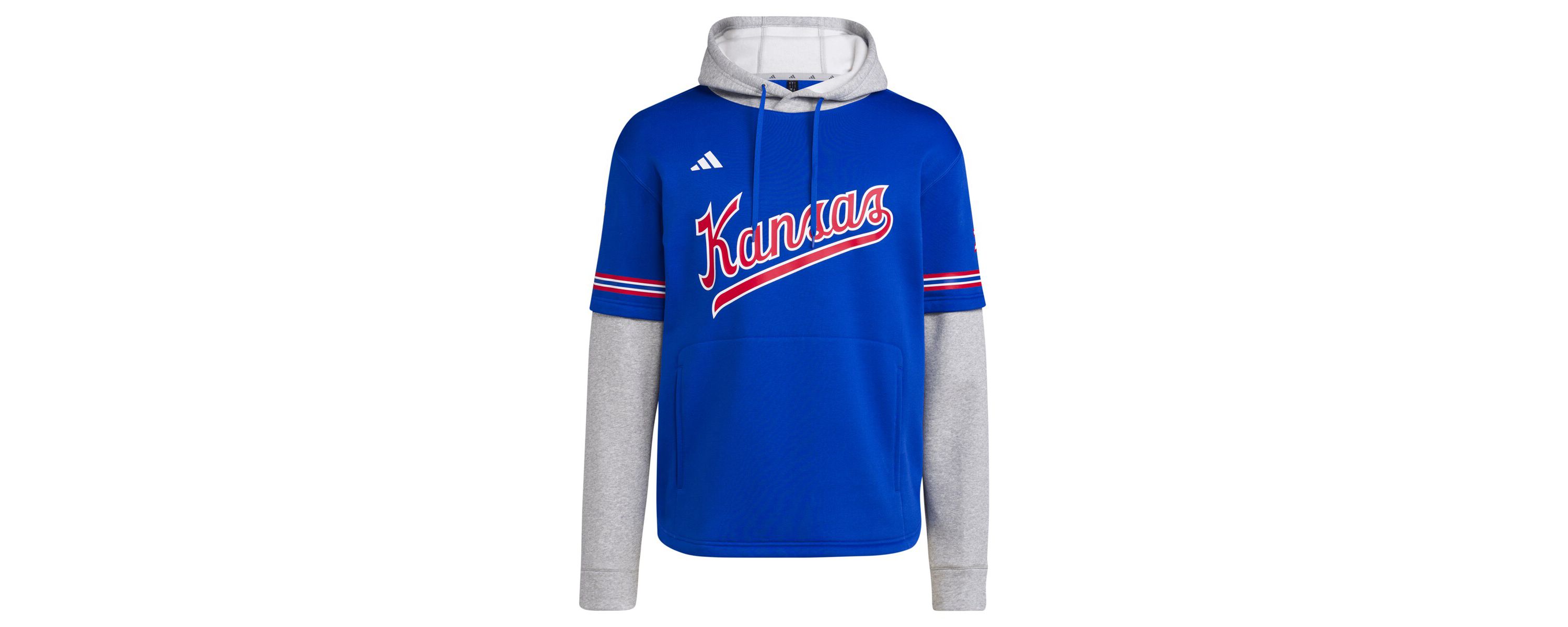 NCAA Kansas Jayhawks Pullover Baseball Jersey Hoodie