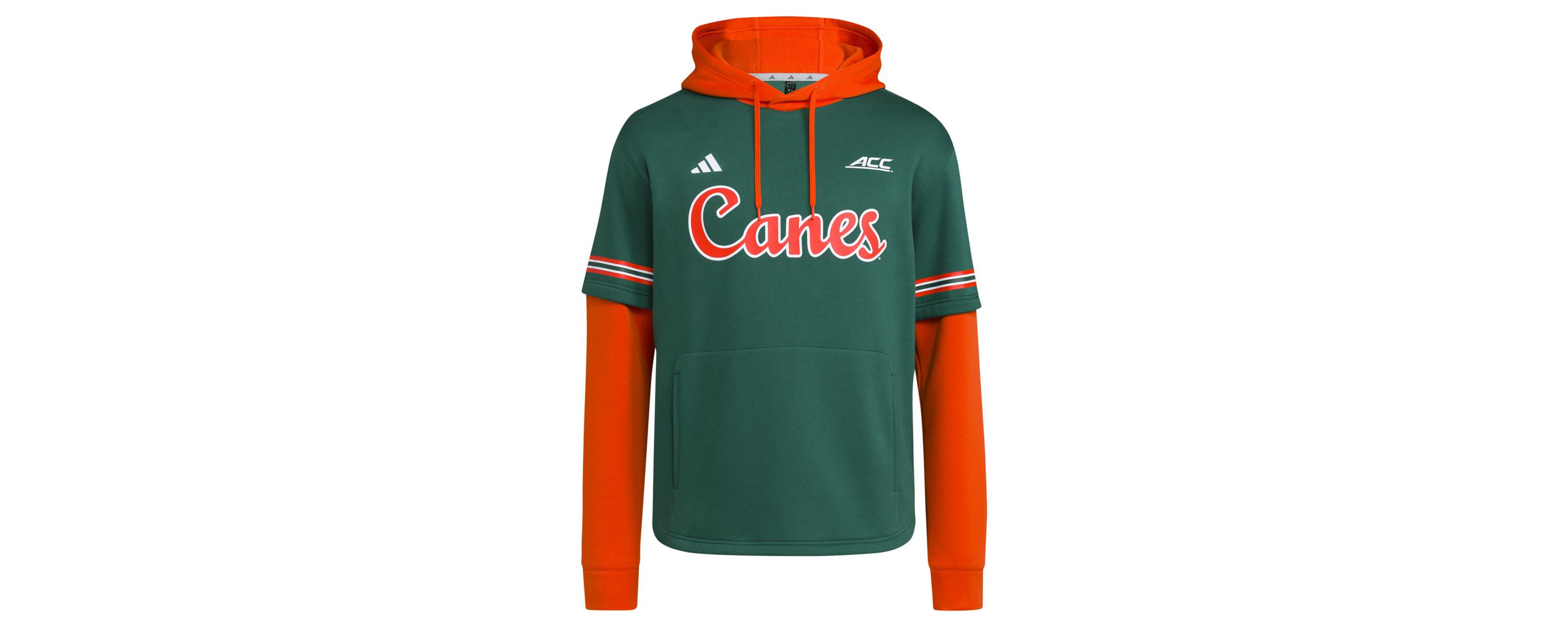 Miami (FL) Hurricanes NCAA Miami Hurricanes Pullover Baseball Jersey Hoodie