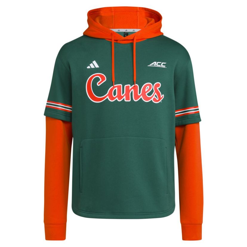 Miami (FL) Hurricanes NCAA Miami Hurricanes Pullover Baseball Jersey Hoodie