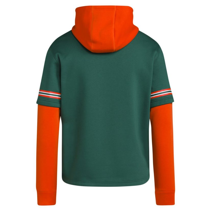 Miami (FL) Hurricanes NCAA Miami Hurricanes Pullover Baseball Jersey Hoodie