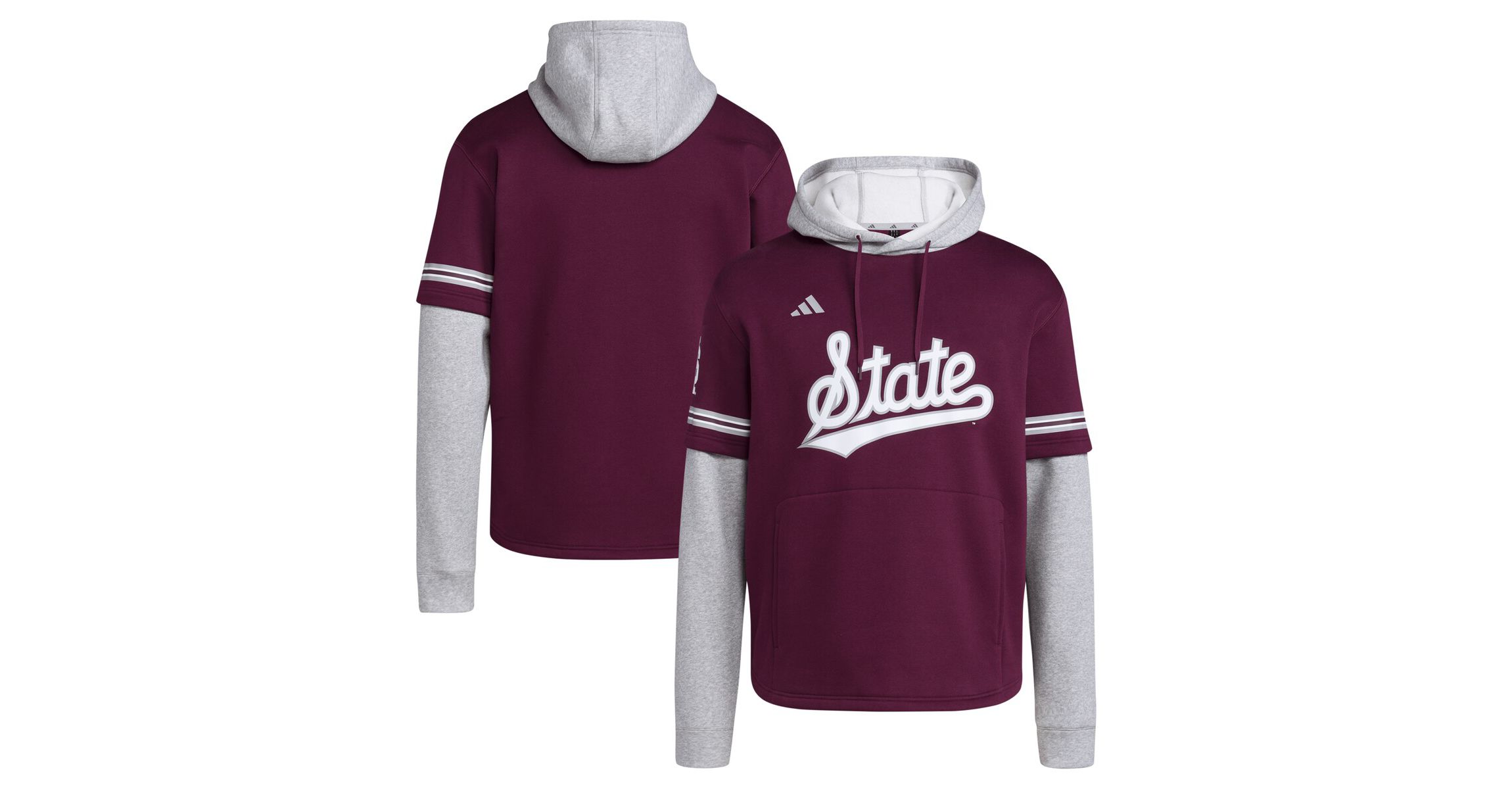 NCAA Mississippi State Bulldogs Pullover Baseball Jersey Hoodie