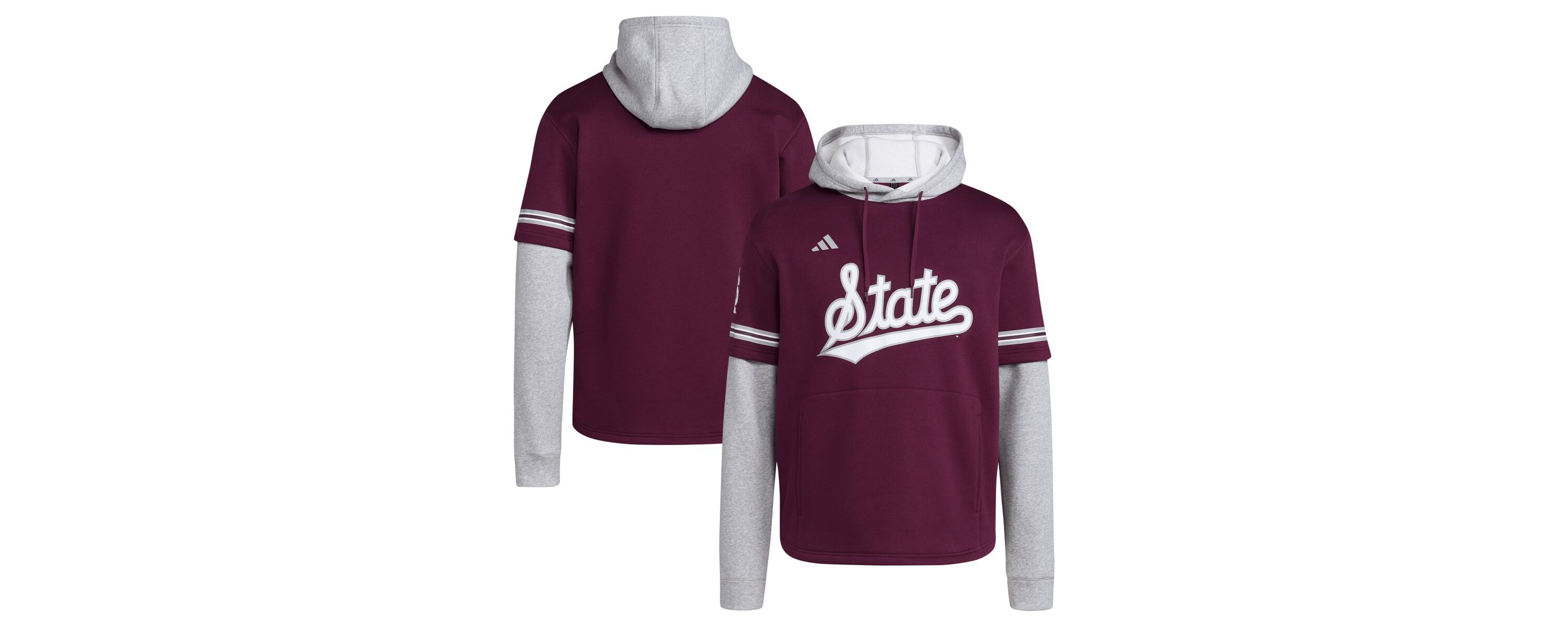 NCAA Mississippi State Bulldogs Pullover Baseball Jersey Hoodie