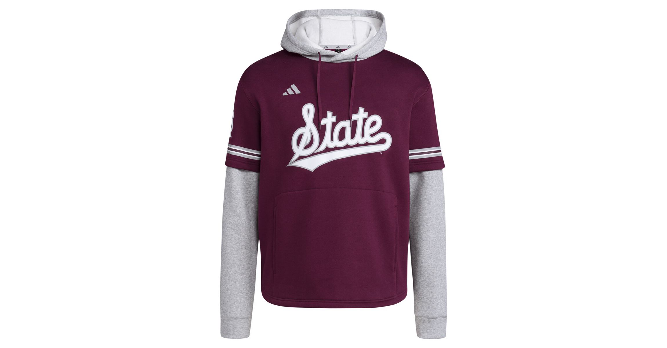 NCAA Mississippi State Bulldogs Pullover Baseball Jersey Hoodie