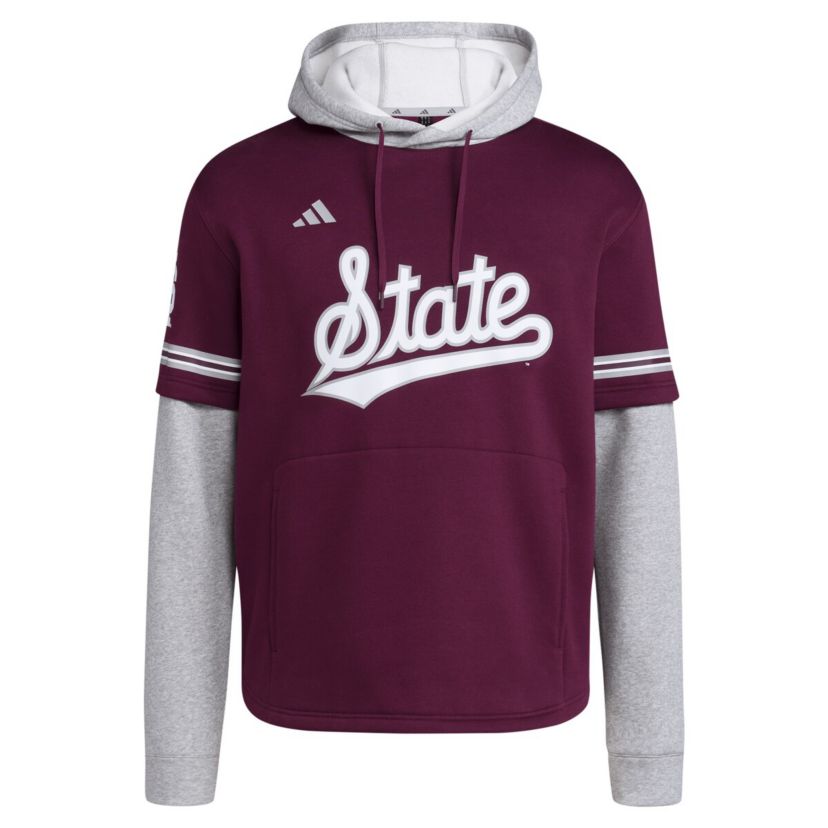 NCAA Mississippi State Bulldogs Pullover Baseball Jersey Hoodie