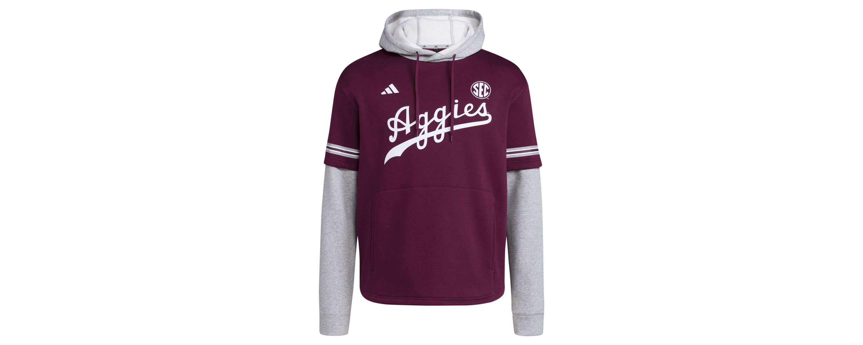 NCAA Texas A&M Aggies Pullover Baseball Jersey Hoodie