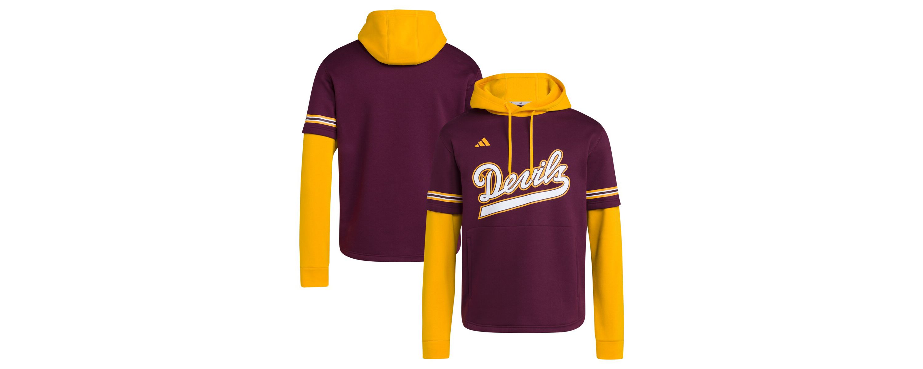 NCAA Arizona State Sun Devils Pullover Baseball Jersey Hoodie