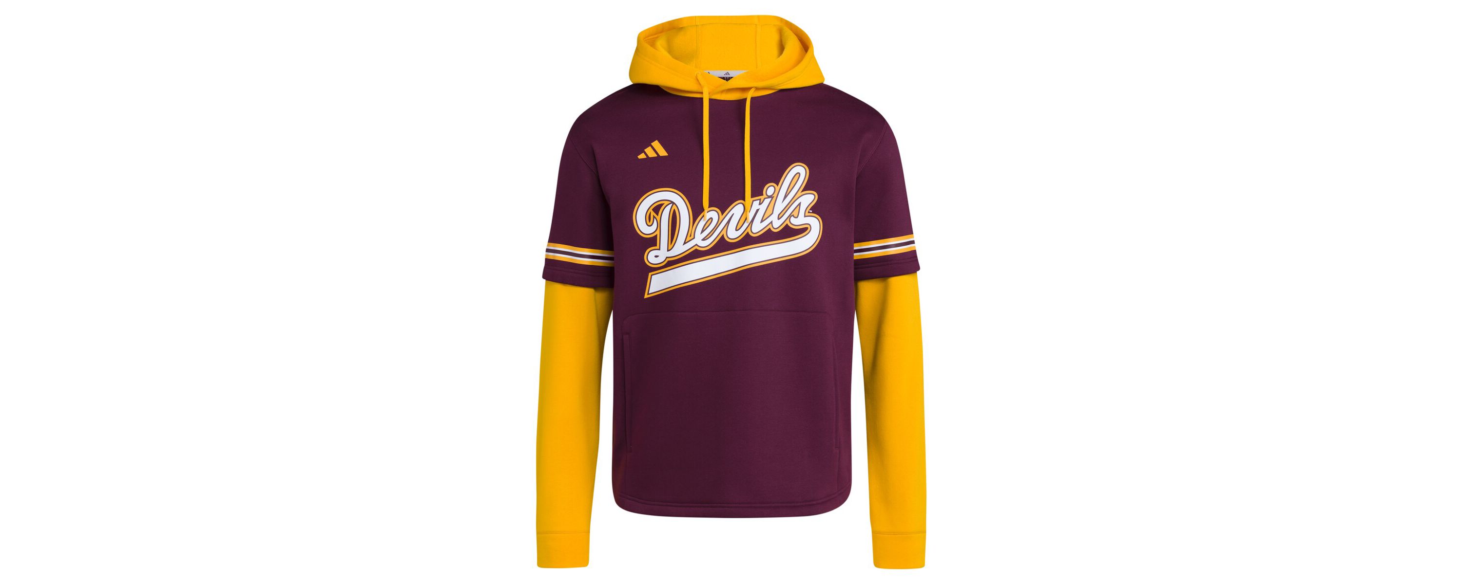 NCAA Arizona State Sun Devils Pullover Baseball Jersey Hoodie