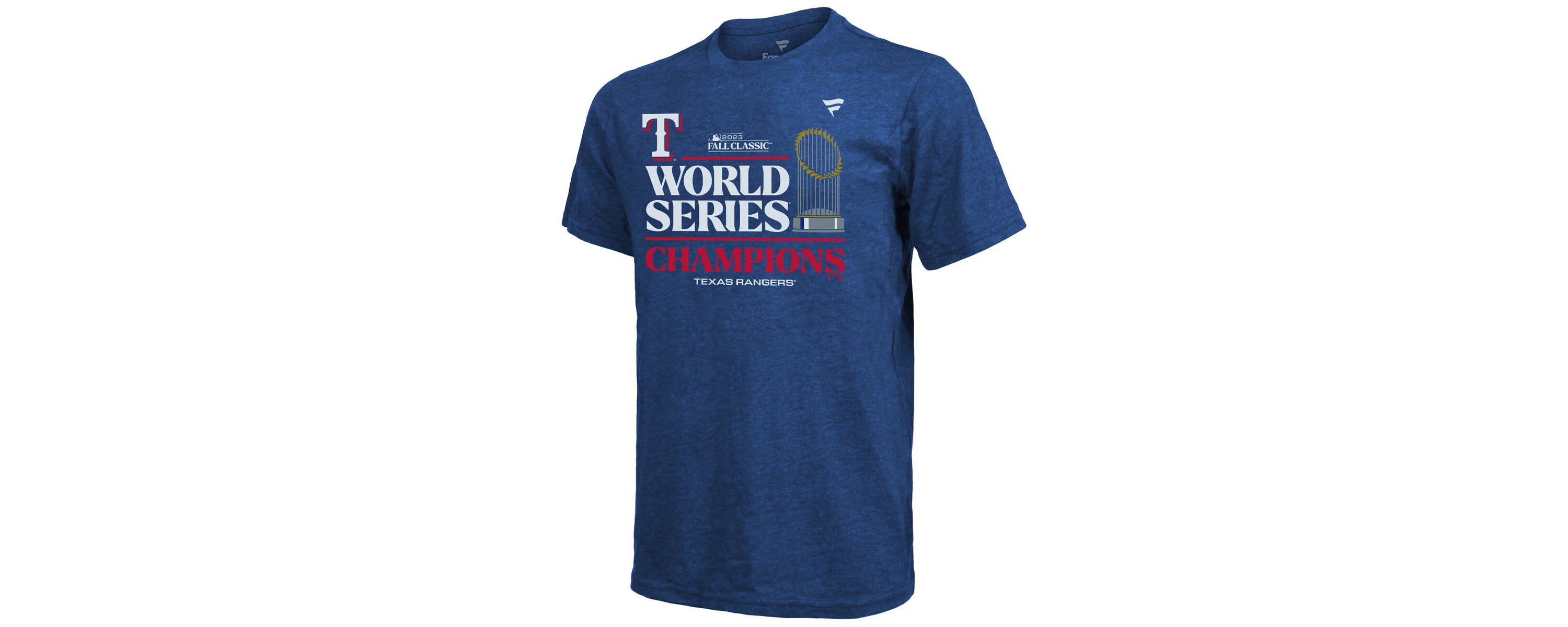 MLB Fanatics Texas Rangers 2023 World Series s Locker Room Tri-Blend T-Shirt
