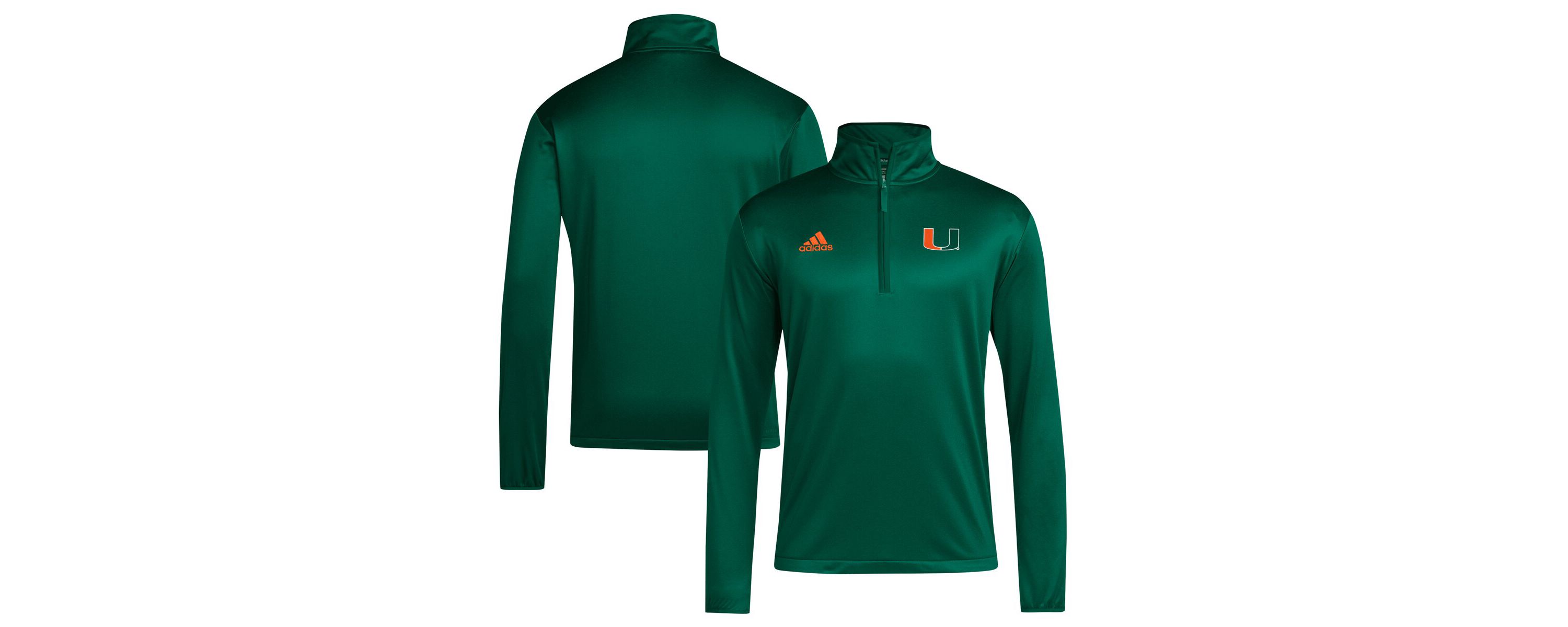 Miami (FL) Hurricanes NCAA Miami Hurricanes 2024 Coaches Sideline Quarter-Zip Top