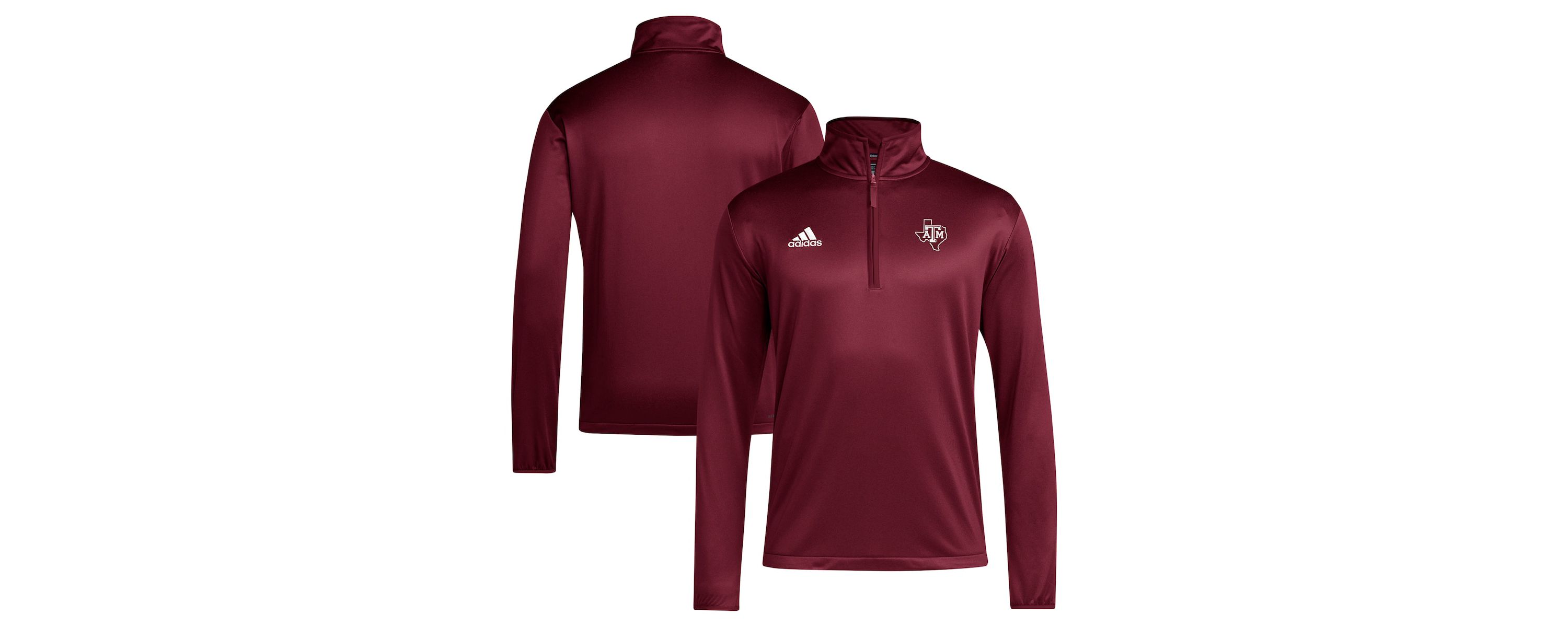 NCAA Texas A&M Aggies 2024 Coaches Sideline Quarter-Zip Top