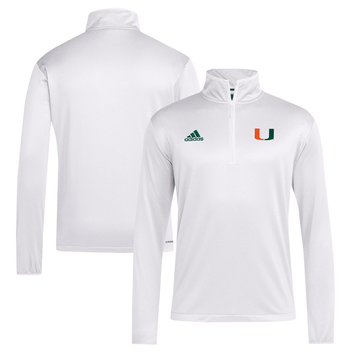 Miami (FL) Hurricanes NCAA Miami Hurricanes 2024 Coaches Sideline Quarter-Zip Top