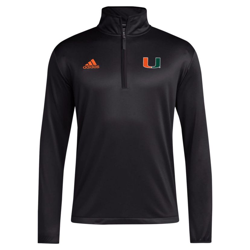 Miami (FL) Hurricanes NCAA Miami Hurricanes 2024 Coaches Sideline Quarter-Zip Top