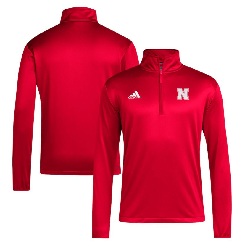 NCAA Nebraska Huskers 2024 Coaches Sideline Quarter-Zip Top
