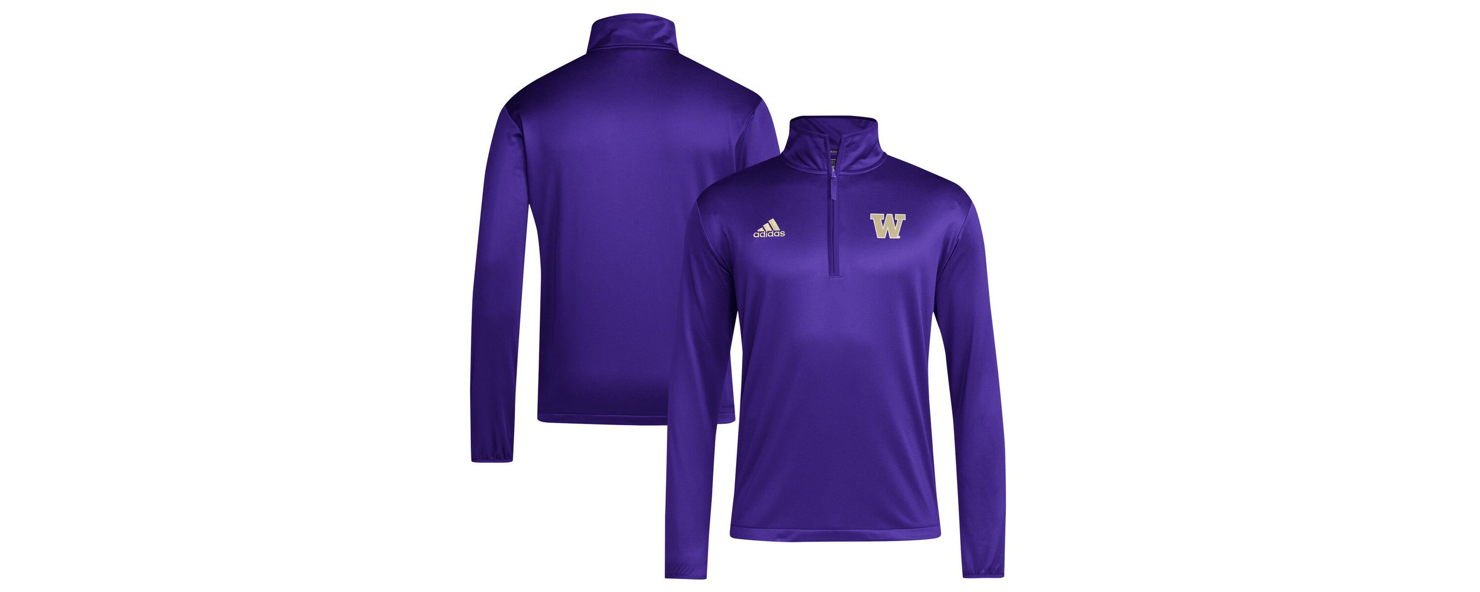 NCAA Washington Huskies Coaches Sideline Quarter-Zip Top
