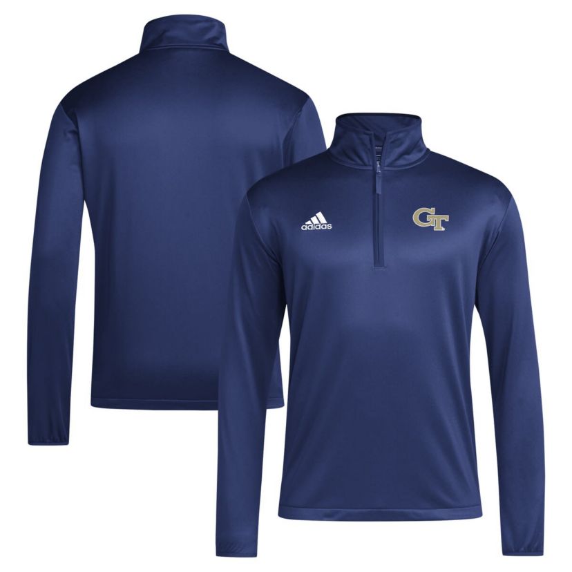 Georgia Tech Yellow Jackets NCAA Georgia Tech Jackets 2024 Coaches Sideline Quarter-Zip Top