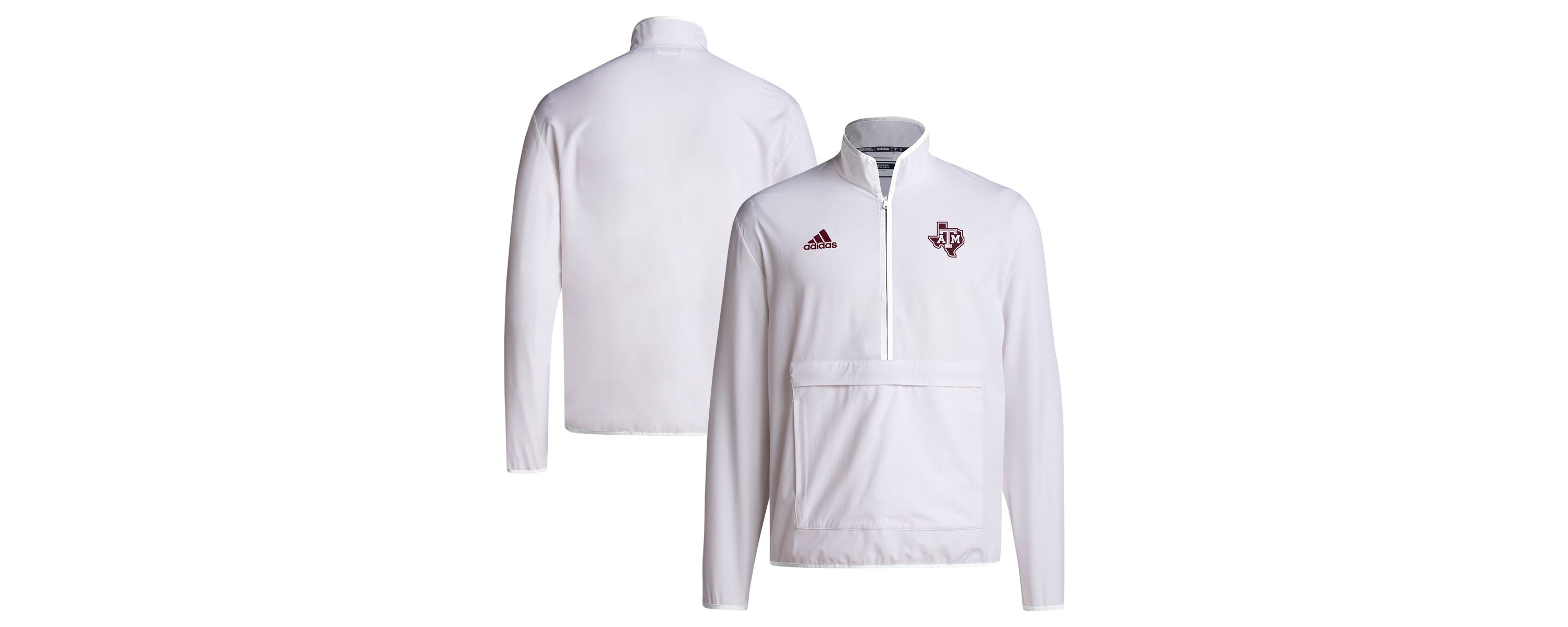 NCAA Texas A&M Aggies 2024 Coaches Sideline Half-Zip Jacket