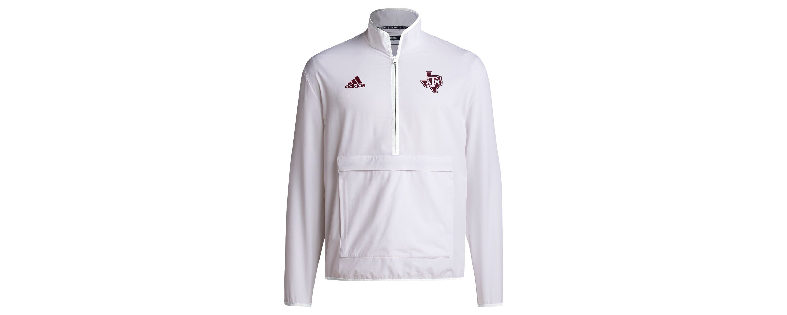 NCAA Texas A&M Aggies 2024 Coaches Sideline Half-Zip Jacket