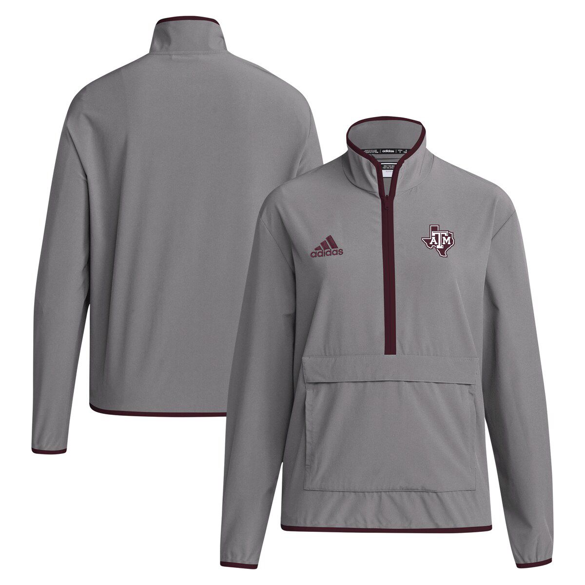 NCAA Texas A&M Aggies 2024 Coaches Sideline Half-Zip Jacket