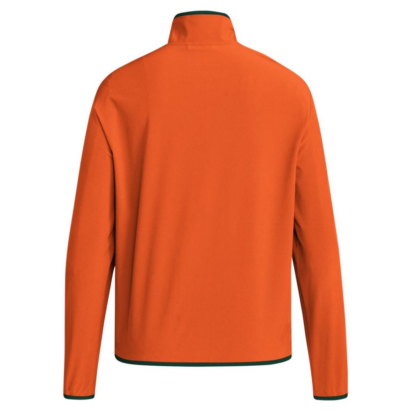 Miami (FL) Hurricanes NCAA Miami Hurricanes 2024 Coaches Sideline Half-Zip Jacket