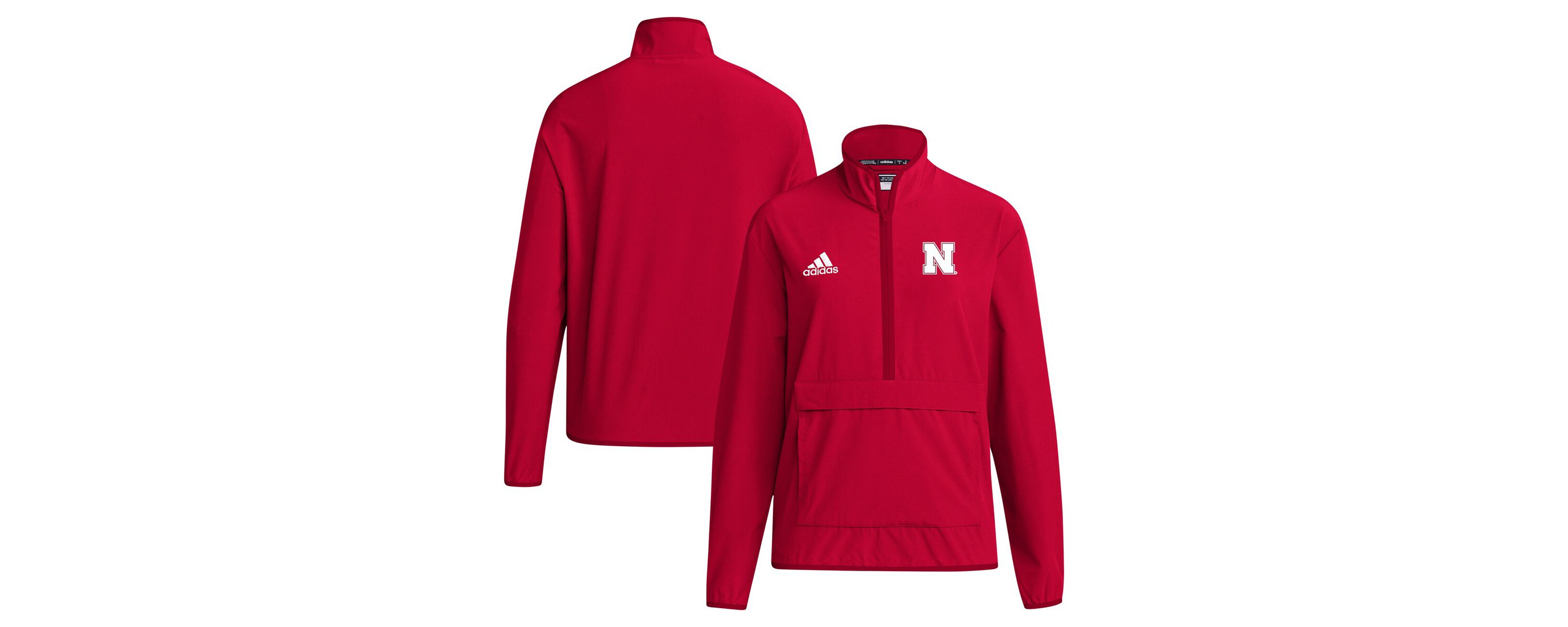 NCAA Nebraska Huskers 2024 Coaches Sideline Half-Zip Jacket