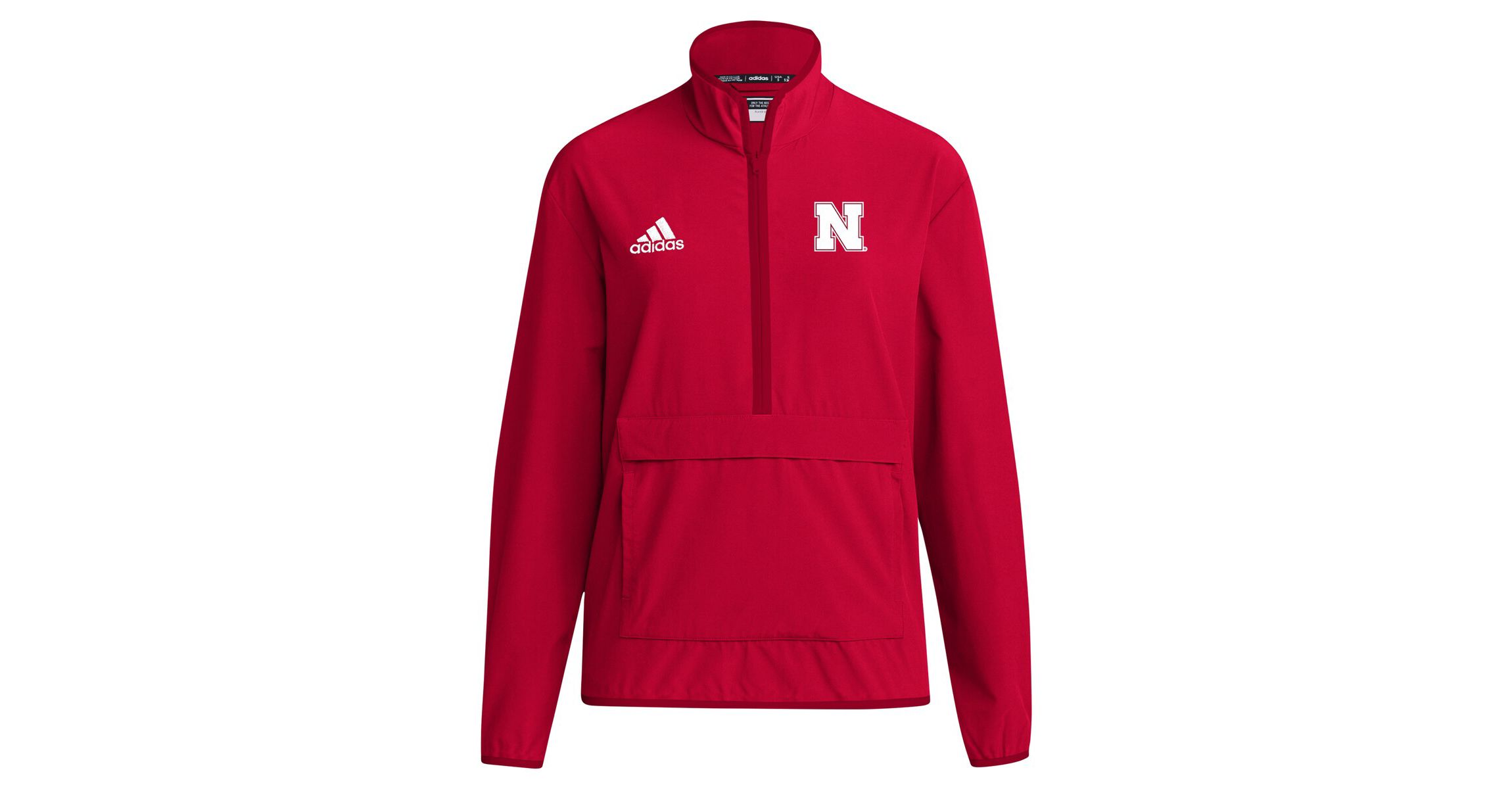 NCAA Nebraska Huskers 2024 Coaches Sideline Half-Zip Jacket
