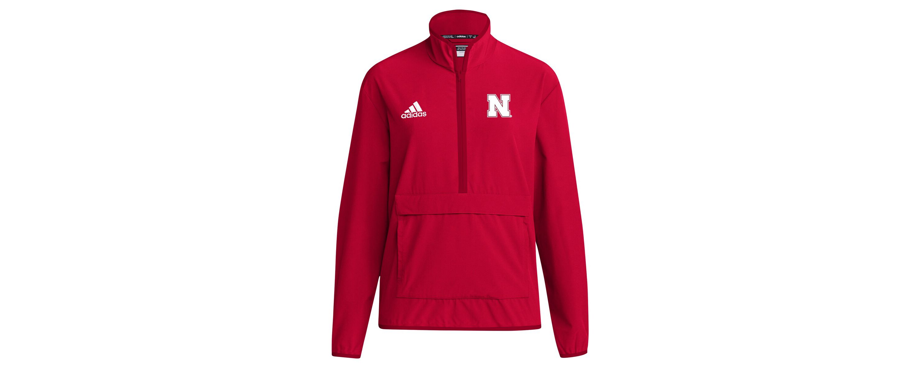 NCAA Nebraska Huskers 2024 Coaches Sideline Half-Zip Jacket