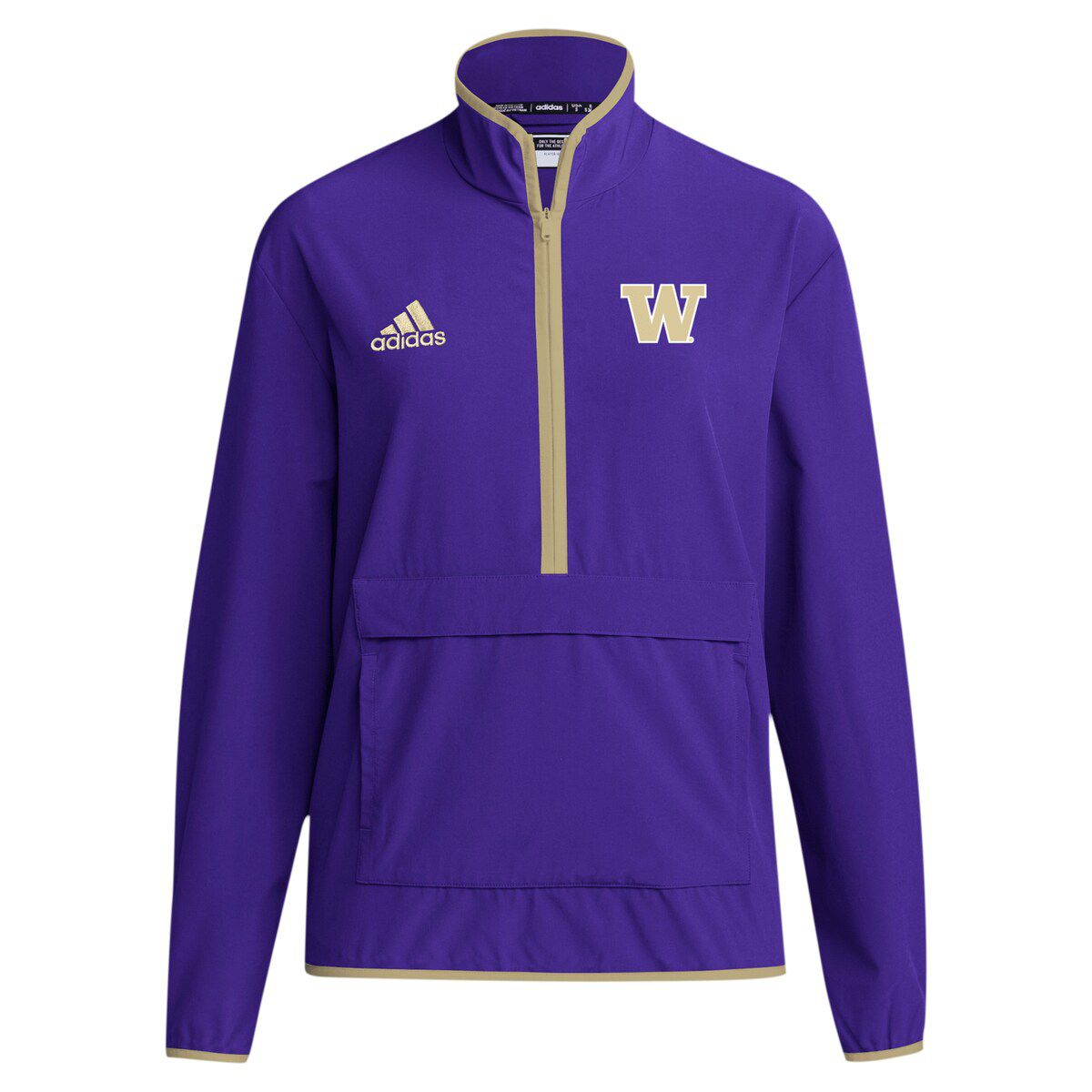 NCAA Washington Huskies 2024 Coaches Sideline Half-Zip Jacket