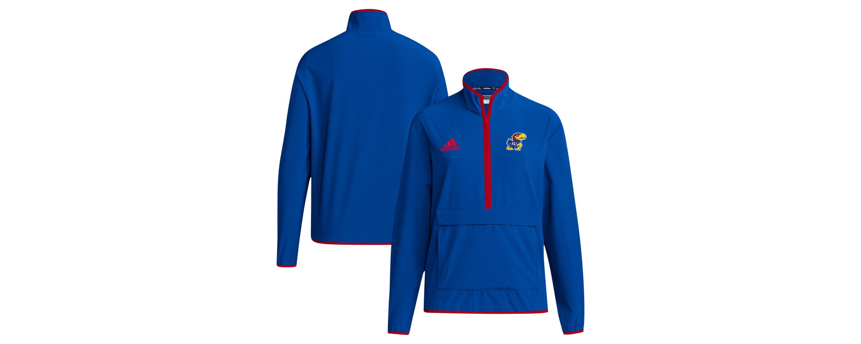 NCAA Kansas Jayhawks Coaches Sideline Half-Zip Jacket