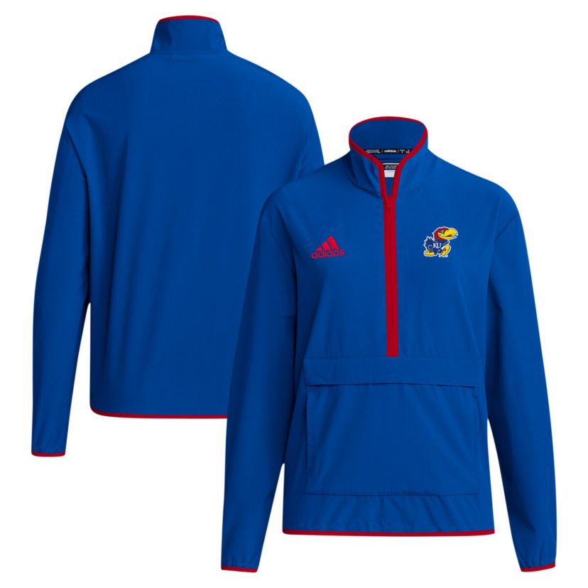 NCAA Kansas Jayhawks Coaches Sideline Half-Zip Jacket