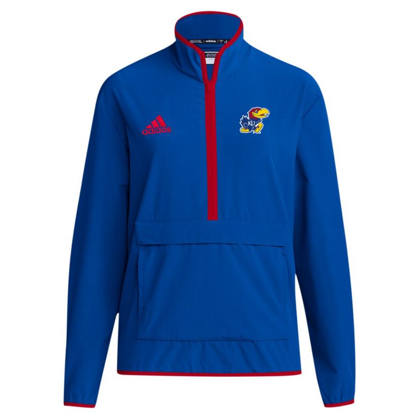 NCAA Kansas Jayhawks Coaches Sideline Half-Zip Jacket