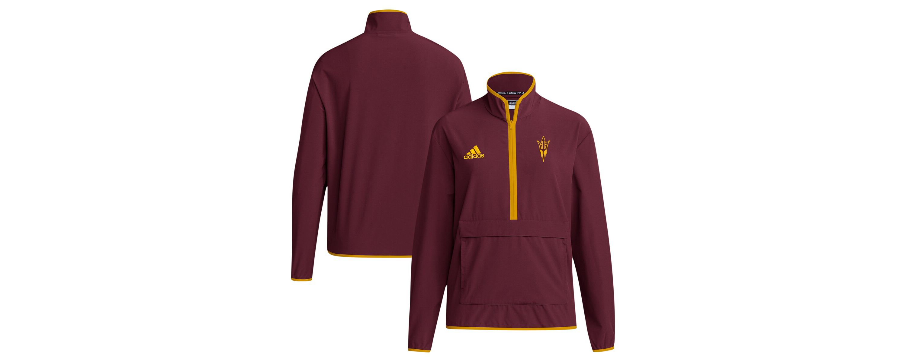 NCAA Arizona State Sun Devils Coaches Sideline Half-Zip Jacket