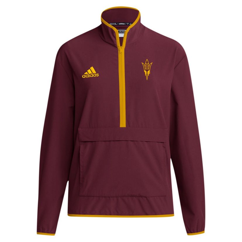NCAA Arizona State Sun Devils Coaches Sideline Half-Zip Jacket