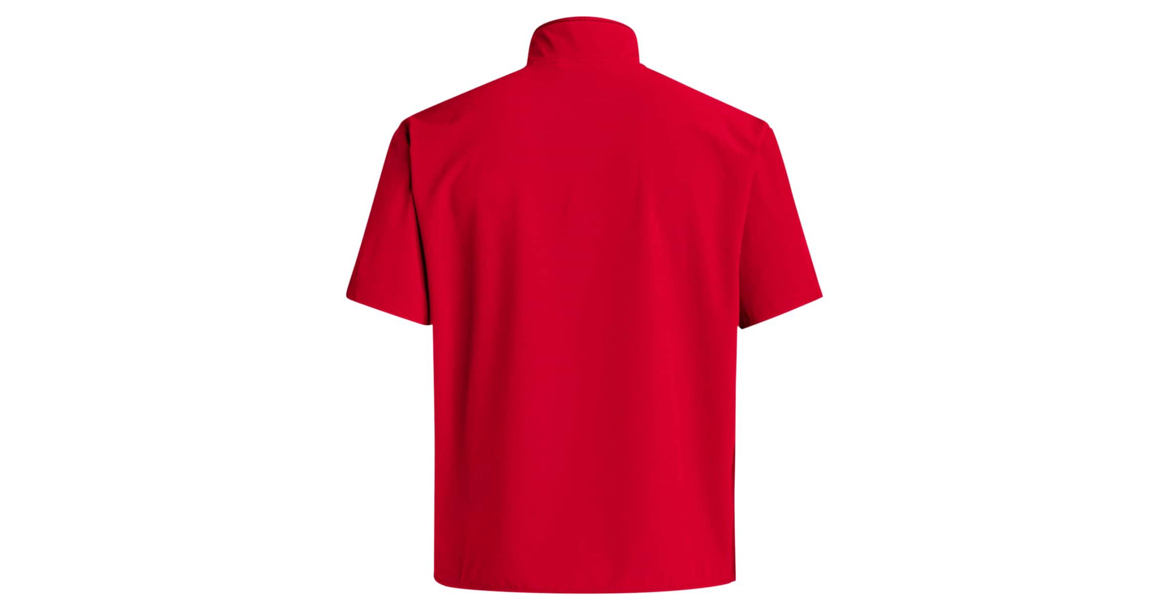 NCAA Nebraska Huskers Coaches Sideline Half-Zip Short Sleeve Jacket
