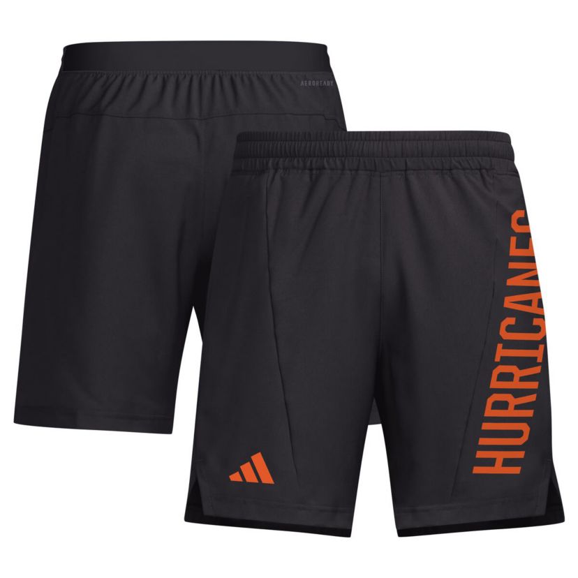 Miami (FL) Hurricanes NCAA Miami Hurricanes Designed for Training AEROREADY Shorts